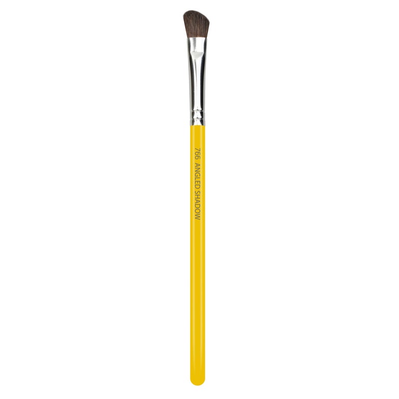 Bdellium Tools Professional Makeup Brush - Studio Series 766 Angled Shadow - With Soft Natural Fibers, For Applying Eyeshadow (Yellow, 1pc) - Image 3
